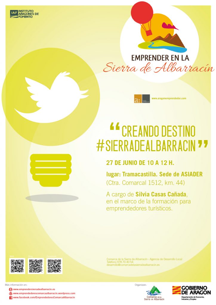 Charla «Creando Destino #SierraDeAlbarracín»
